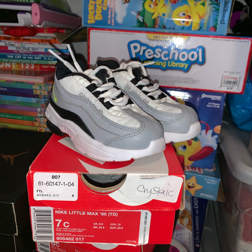 Preowned Toddler Unisex Nike Air Max 95 Preowned Toddler Unisex Nike Air Max 95